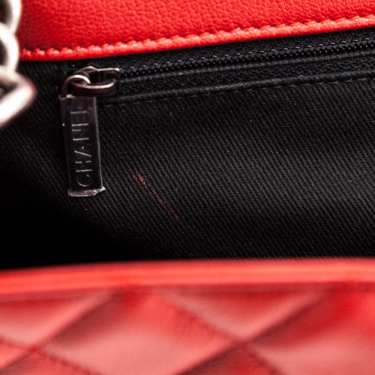 Chanel Red Quilted Goatskin Large City Rock Flap Bag - Love that Bag etc - Preowned Authentic Designer Handbags & Preloved Fashions