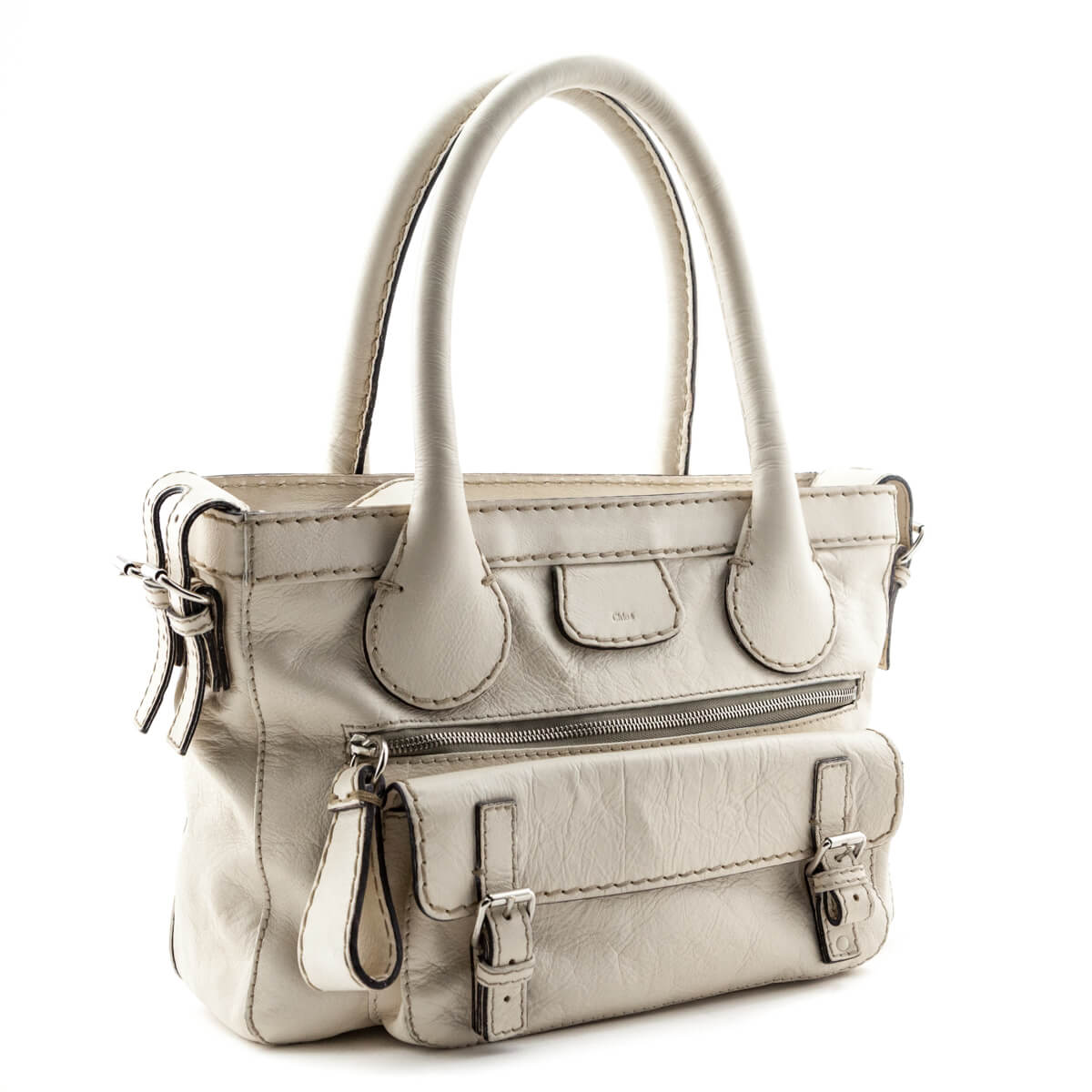 Chloe Ivory Calfskin Edith Bag - Love that Bag etc - Preowned Authentic Designer Handbags & Preloved Fashions