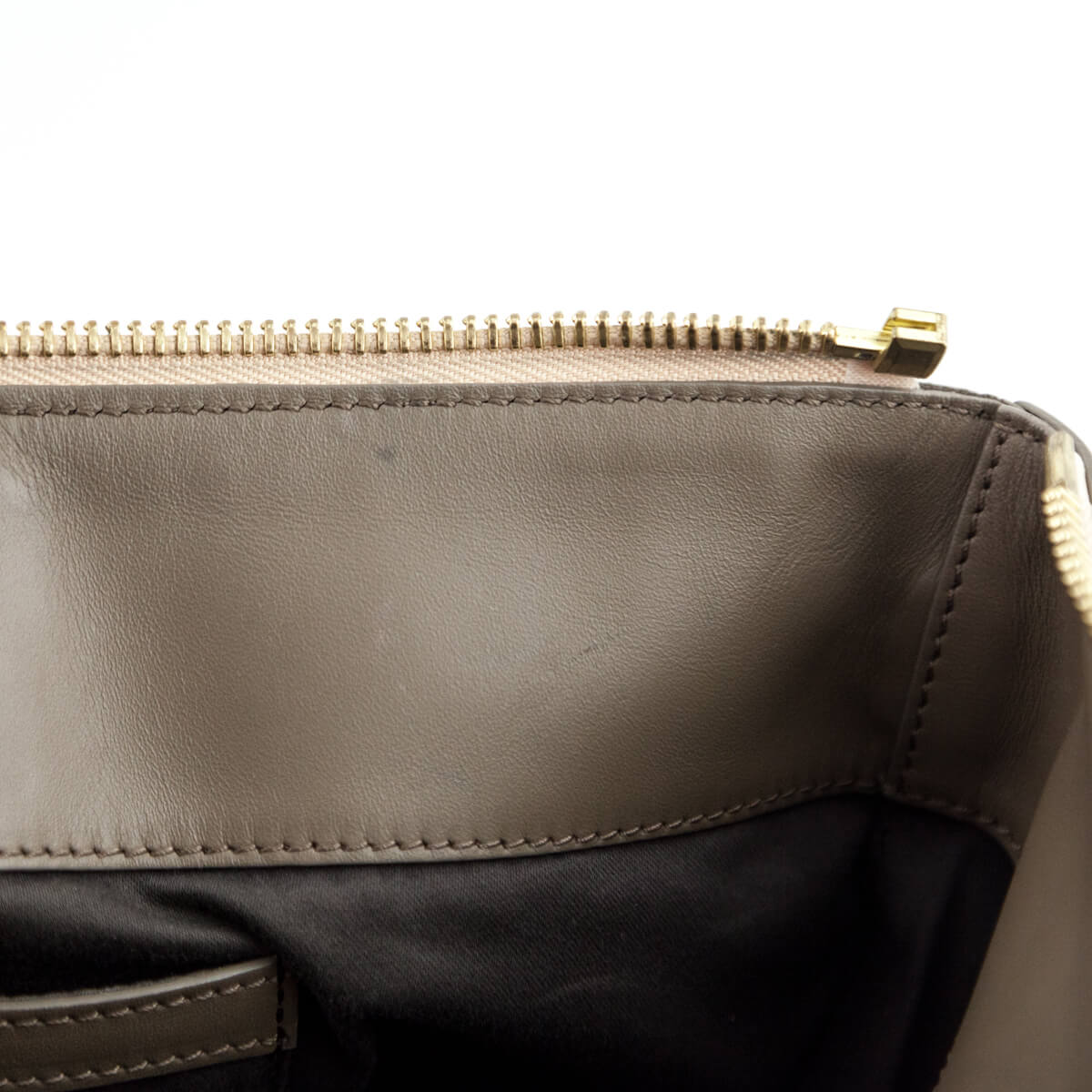 Chloe Two-Tone Taupe Medium Baylee Shoulder Bag - Love that Bag etc - Preowned Authentic Designer Handbags & Preloved Fashions