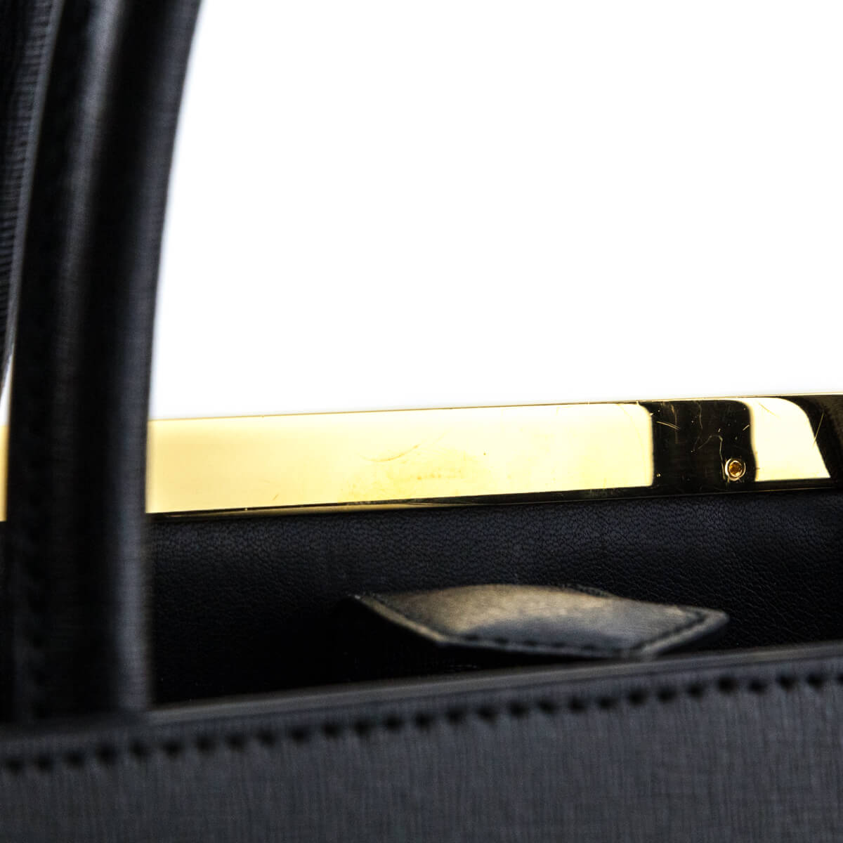 Fendi Black Vitello Elite Regular 2Jours Tote - Love that Bag etc - Preowned Authentic Designer Handbags & Preloved Fashions
