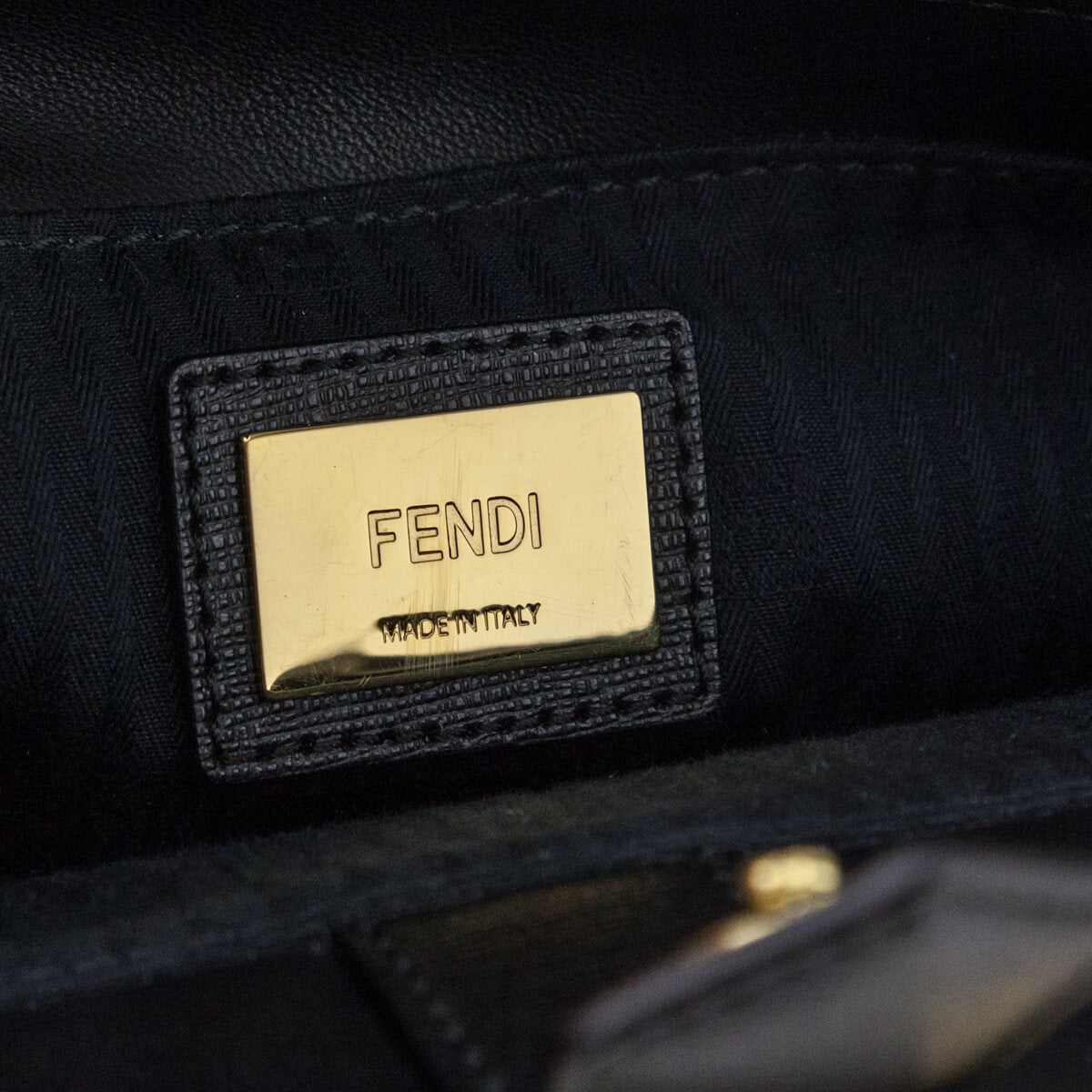 Fendi Black Vitello Elite Regular 2Jours Tote - Love that Bag etc - Preowned Authentic Designer Handbags & Preloved Fashions