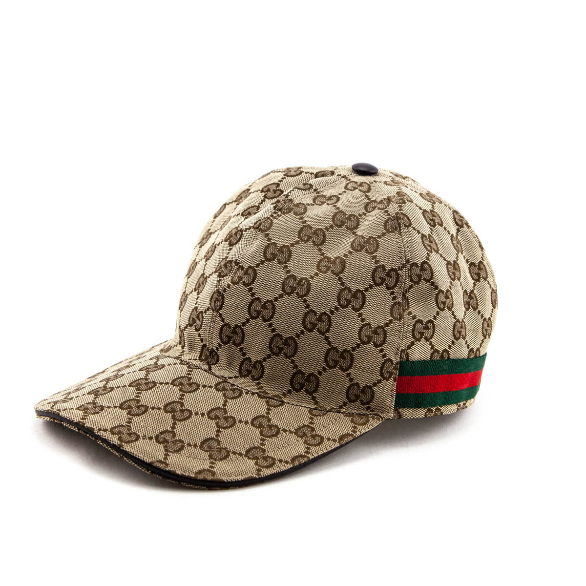 Gucci Beige GG Supreme Canvas Web Cap Size XL - Love that Bag etc - Preowned Authentic Designer Handbags & Preloved Fashions