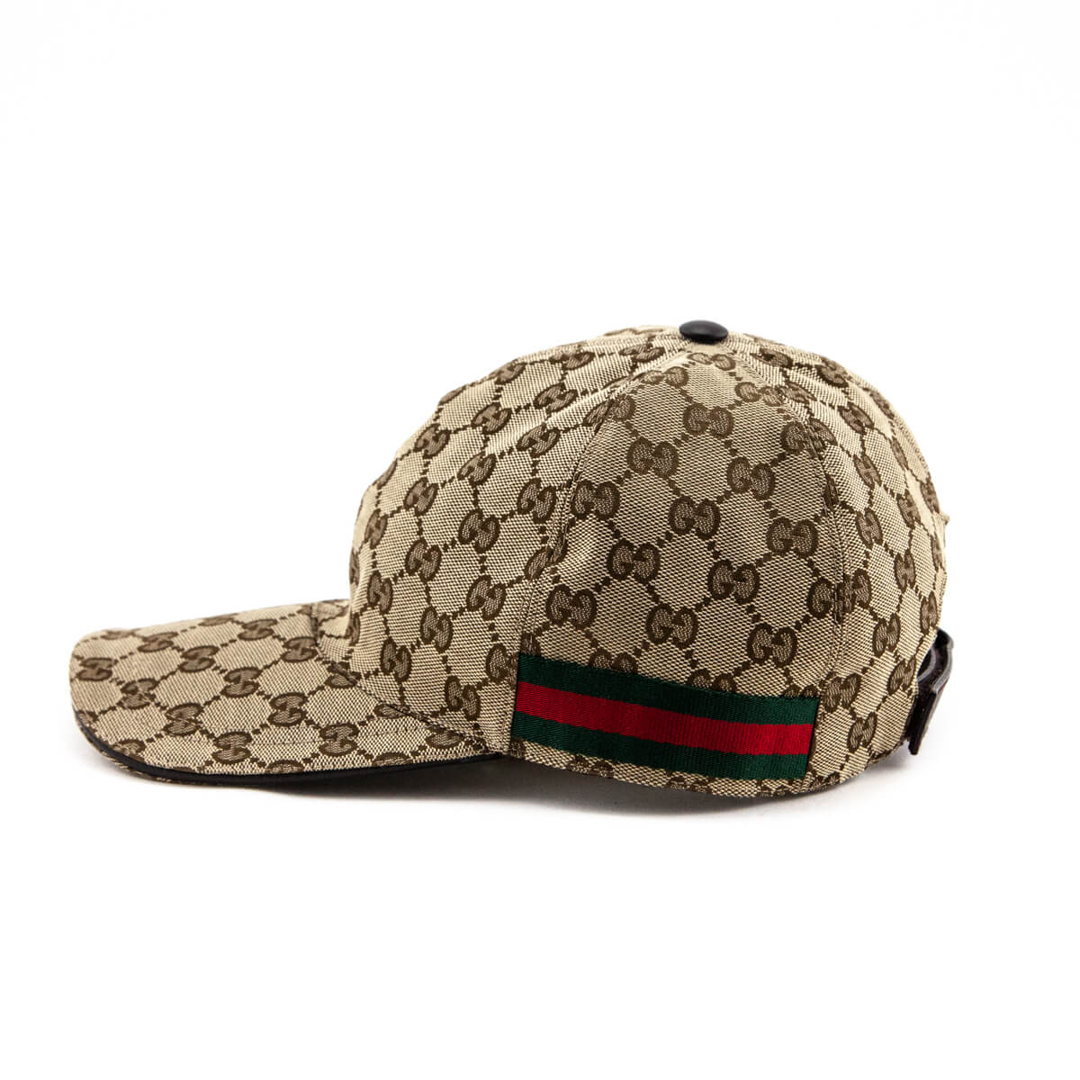 Gucci Beige GG Supreme Canvas Web Cap Size XL - Love that Bag etc - Preowned Authentic Designer Handbags & Preloved Fashions
