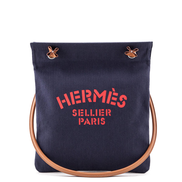 HERMES Canvas Swift Aline Grooming Bag Gold 1260834