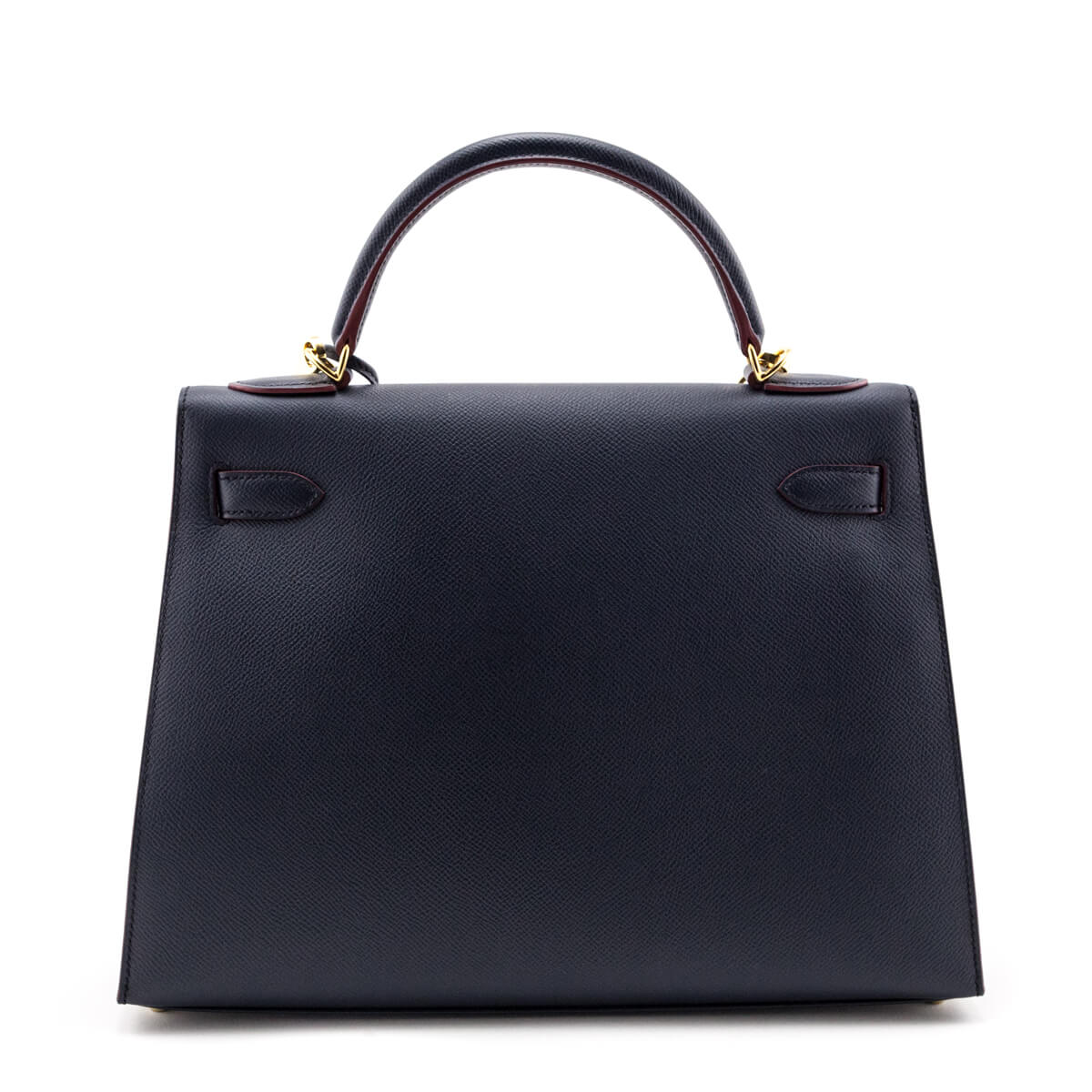 Hermes Bleu Indigo Epsom Kelly Sellier II 32 - Love that Bag etc - Preowned Authentic Designer Handbags & Preloved Fashions