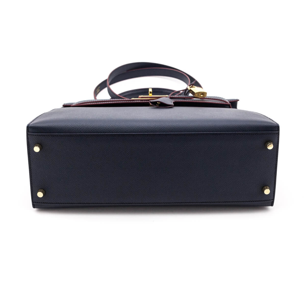 Hermes Bleu Indigo Epsom Kelly Sellier II 32 - Love that Bag etc - Preowned Authentic Designer Handbags & Preloved Fashions