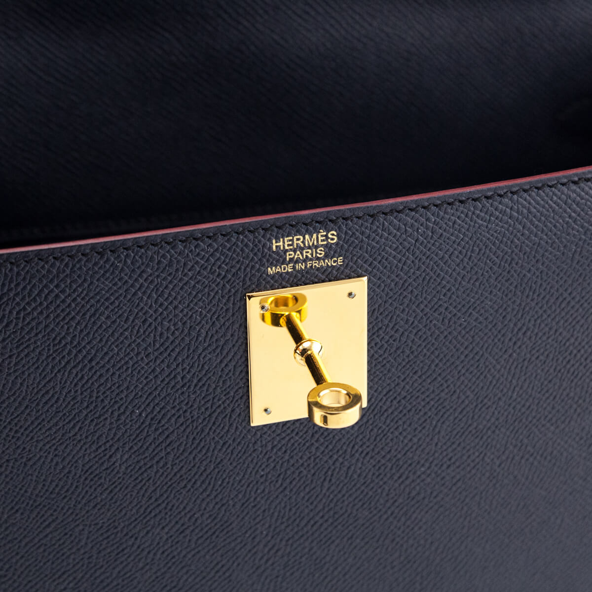 Hermes Bleu Indigo Epsom Kelly Sellier II 32 - Love that Bag etc - Preowned Authentic Designer Handbags & Preloved Fashions