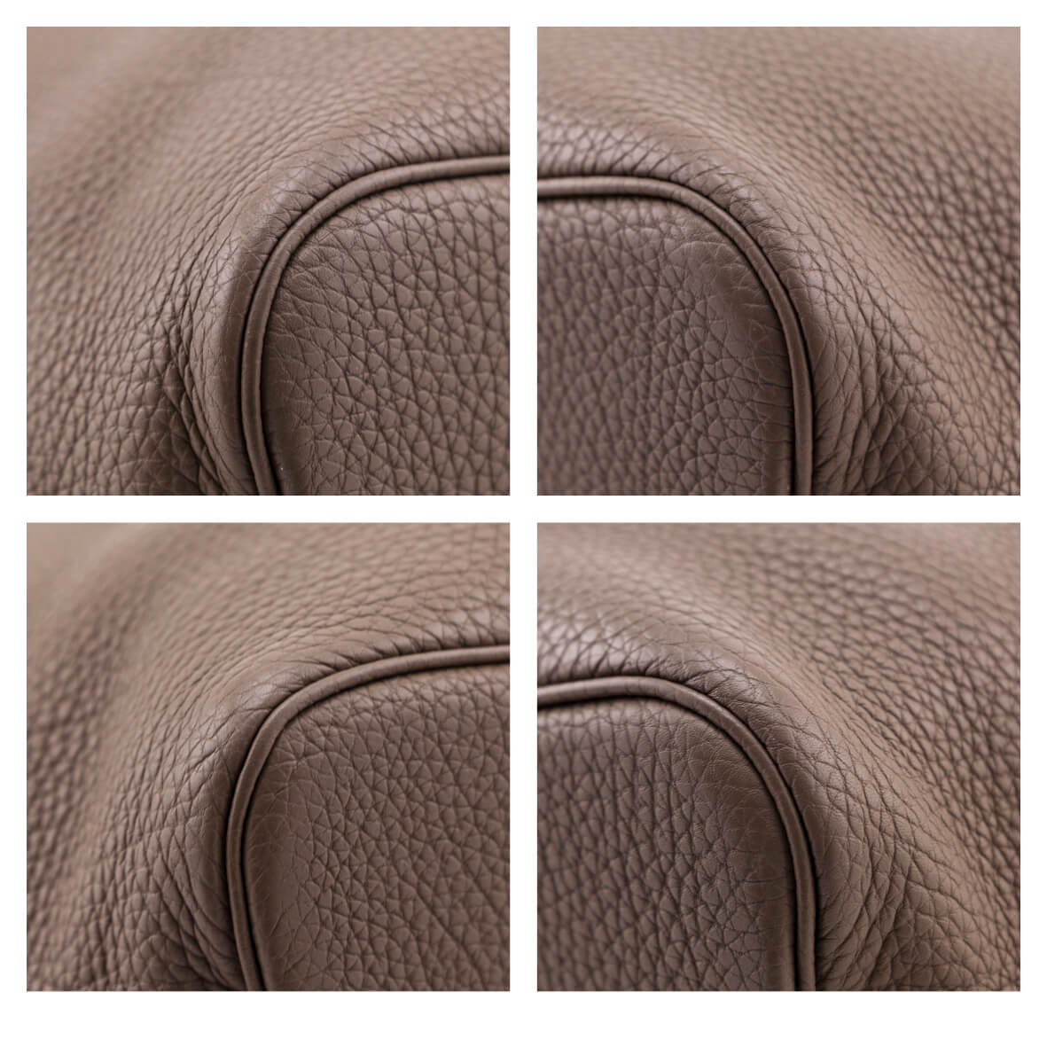 Hermes Etoupe Clemence So Kelly 22 - Love that Bag etc - Preowned Authentic Designer Handbags & Preloved Fashions