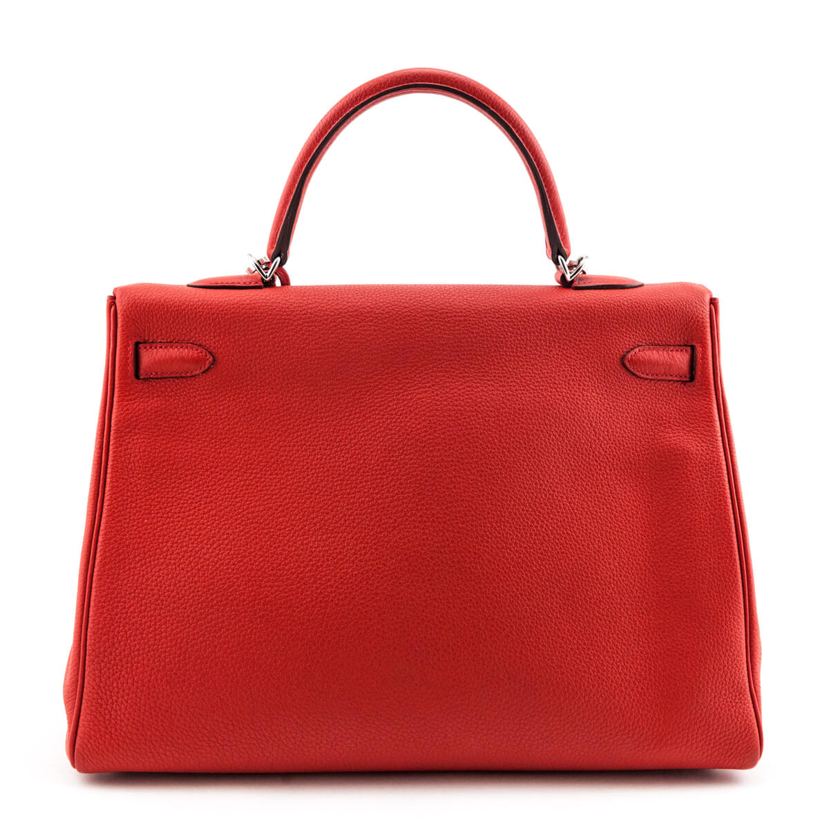 Hermes Geranium Togo Kelly Retourne II 35 - Love that Bag etc - Preowned Authentic Designer Handbags & Preloved Fashions