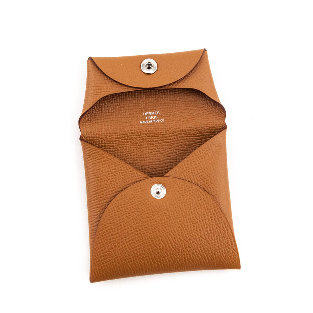 Hermes Gold Epsom Bastia Change Purse - Love that Bag etc - Preowned Authentic Designer Handbags & Preloved Fashions