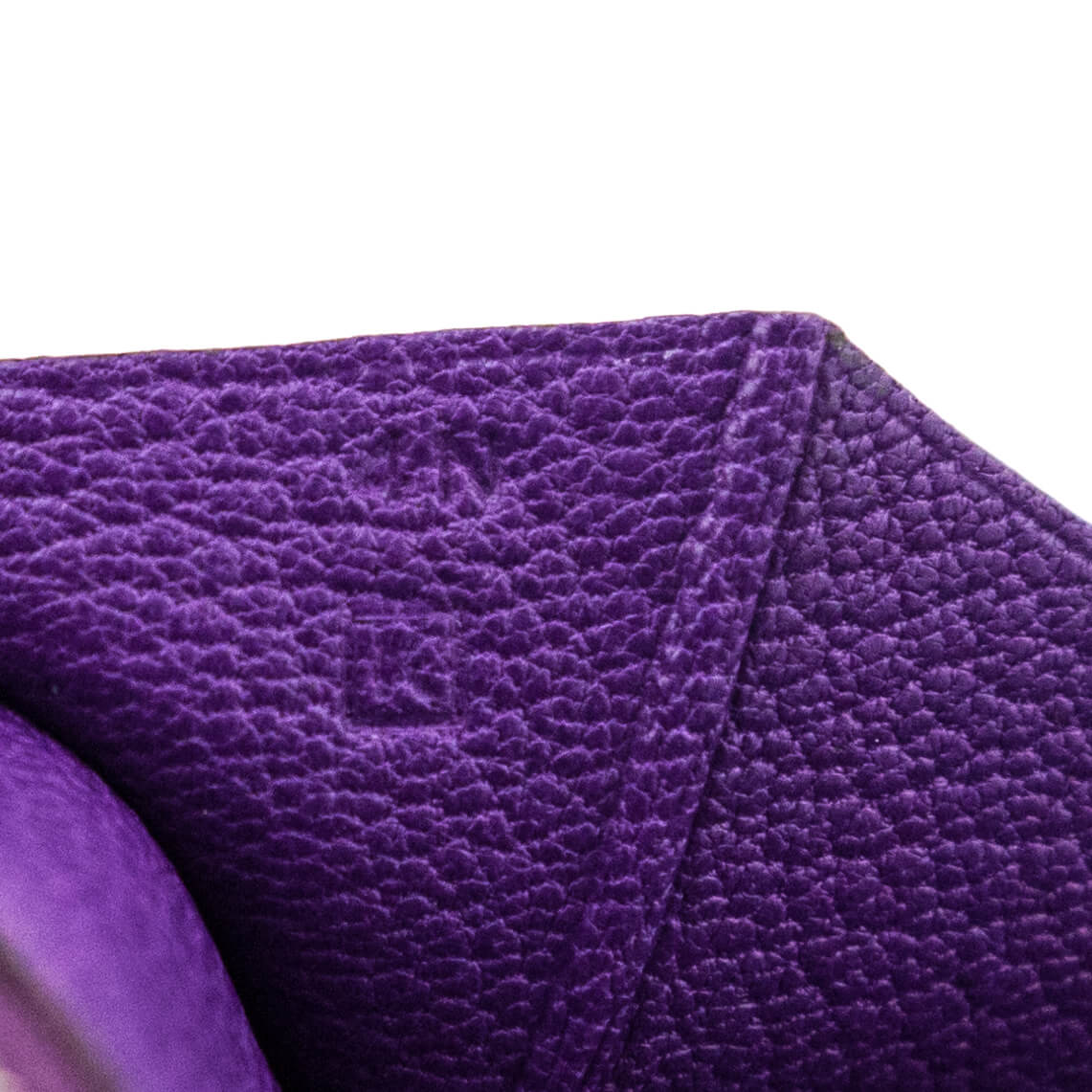 Hermes Purple Varanus Niloticus Lizard Bearn Wallet - Love that Bag etc - Preowned Authentic Designer Handbags & Preloved Fashions
