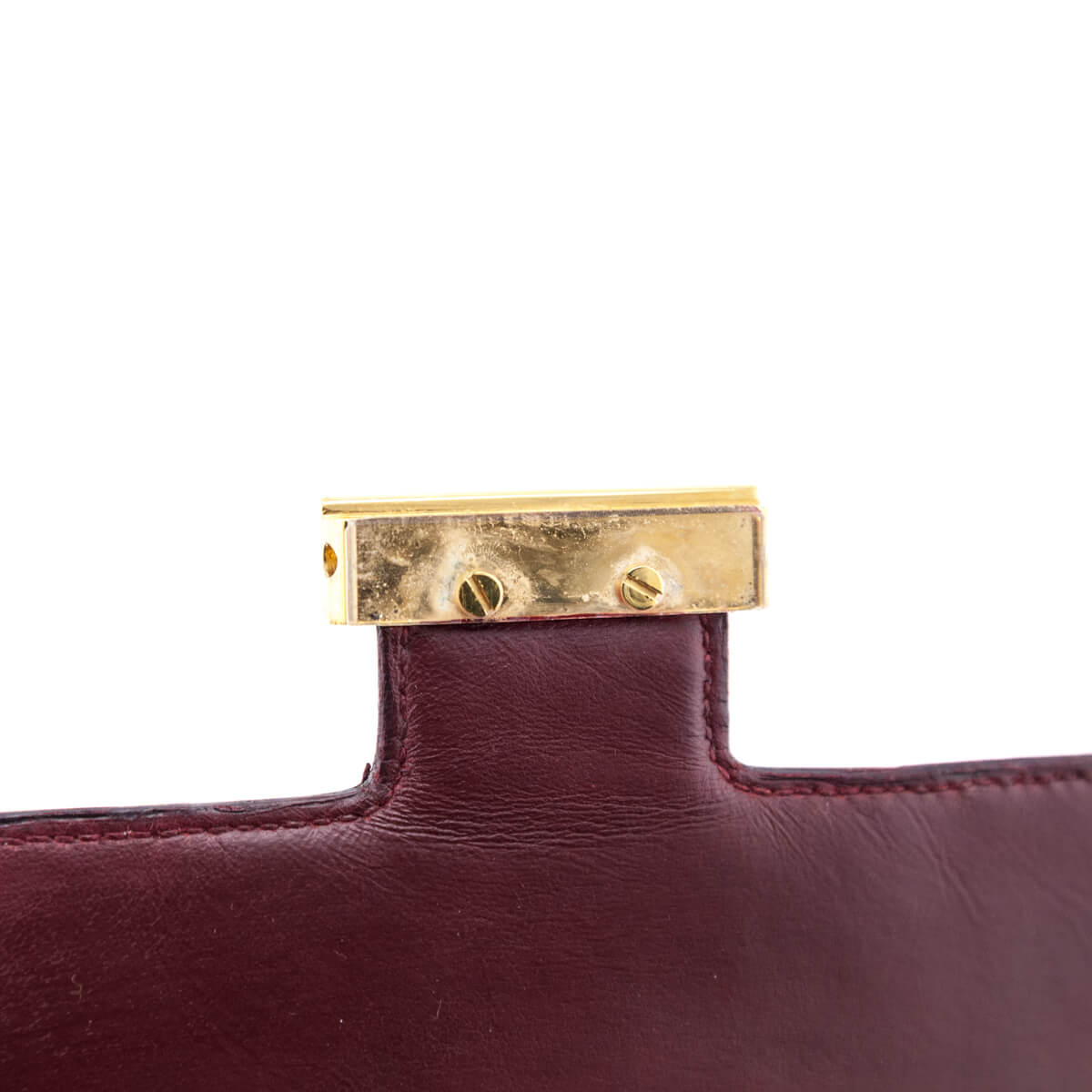 Hermes Rouge H Box Calf Vintage Constance 23 - Love that Bag etc - Preowned Authentic Designer Handbags & Preloved Fashions