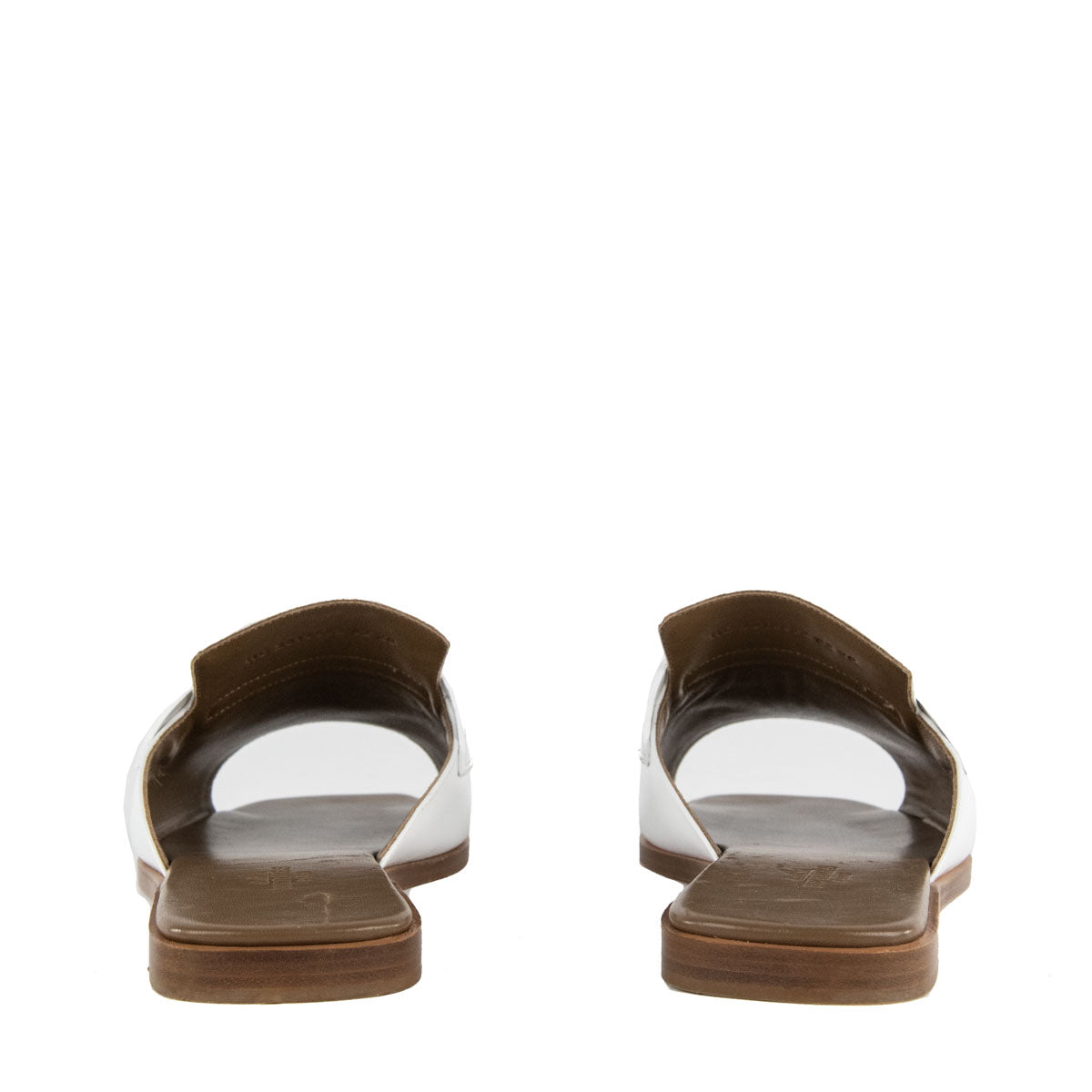 Hermes White Auteuil H Mule Sandals Size 9 US | EU 39 - Love that Bag etc - Preowned Authentic Designer Handbags & Preloved Fashions