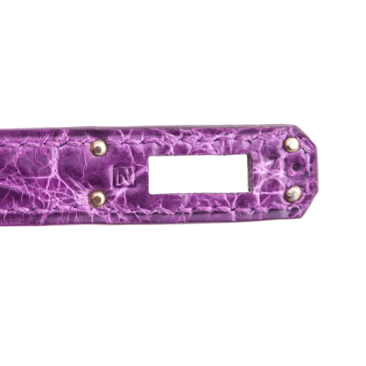 Hermes Violet Niloticus Crocodile Birkin 25 - Love that Bag etc - Preowned Authentic Designer Handbags & Preloved Fashions