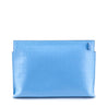 Loewe Light Blue Patent Embossed Calfskin T Pouch Repeat - Love that Bag etc - Preowned Authentic Designer Handbags & Preloved Fashions