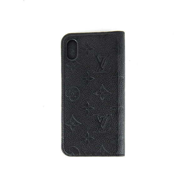 Louis Vuitton Monogram Eclipse Iphone X/xs Folio Case