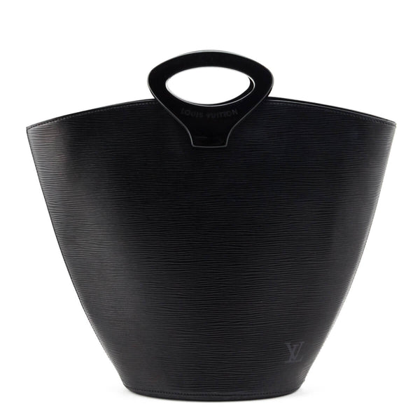 Louis+Vuitton+N%C3%A9oNo%C3%A9+Shoulder+Bag+MM+Black+Leather for sale  online