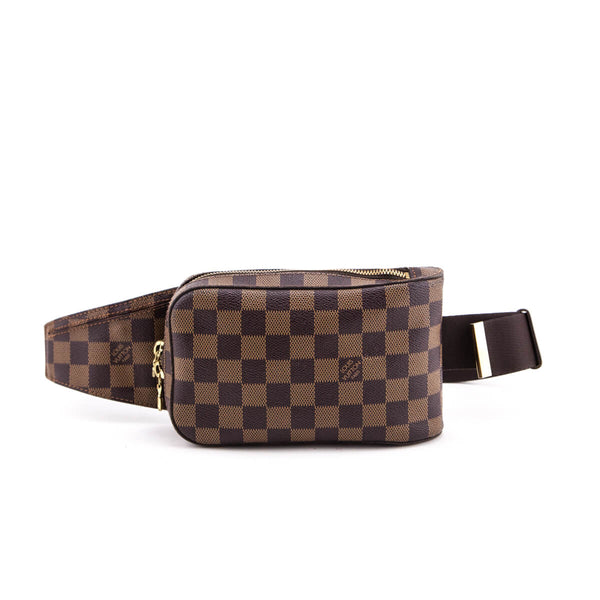 Magnificent Louis Vuitton Geronimos shoulder bag in brown checkerboard  leather, garniture en métal doré ref.536076 - Joli Closet