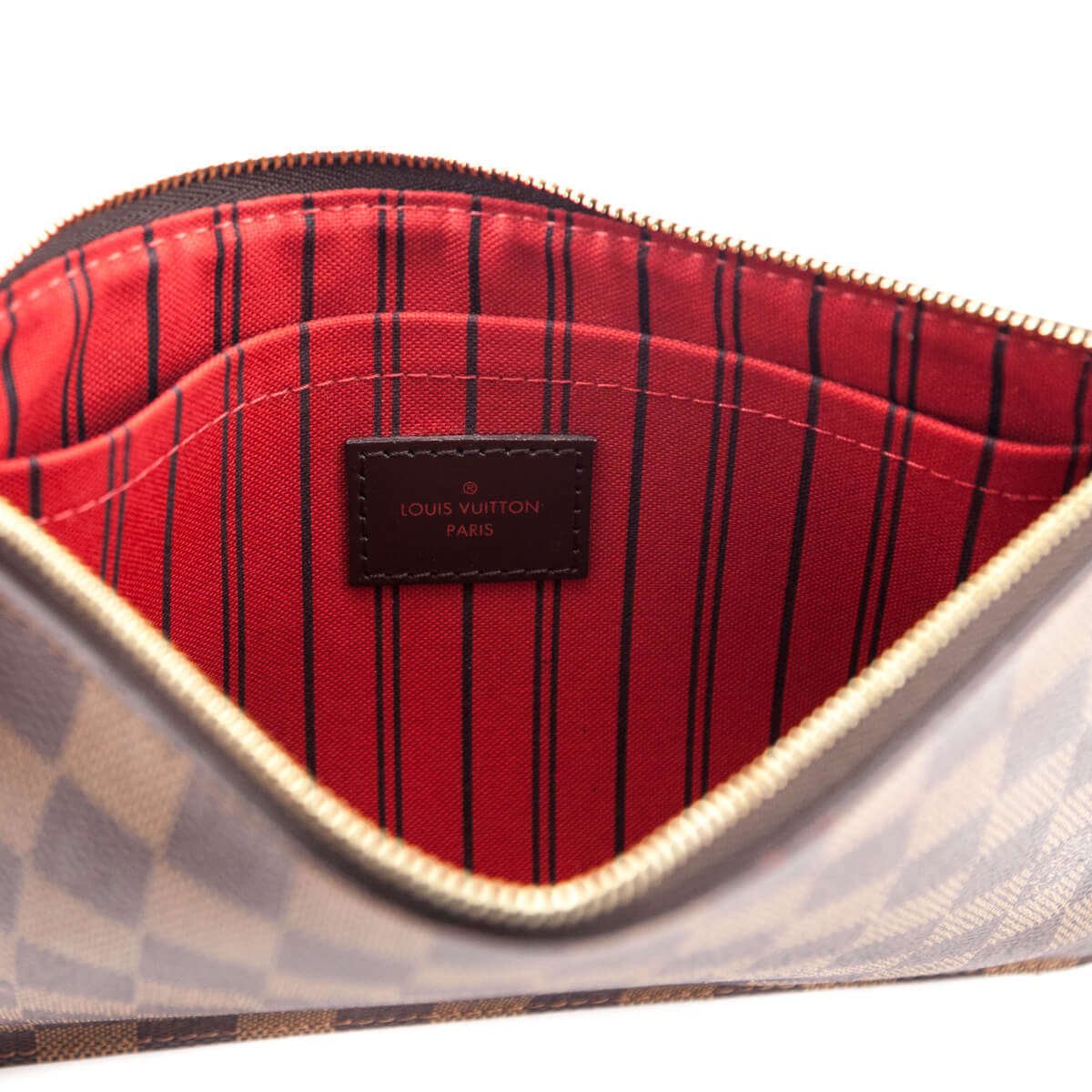 Louis Vuitton Damier Ebene Neverfull Pochette - Love that Bag etc - Preowned Authentic Designer Handbags & Preloved Fashions
