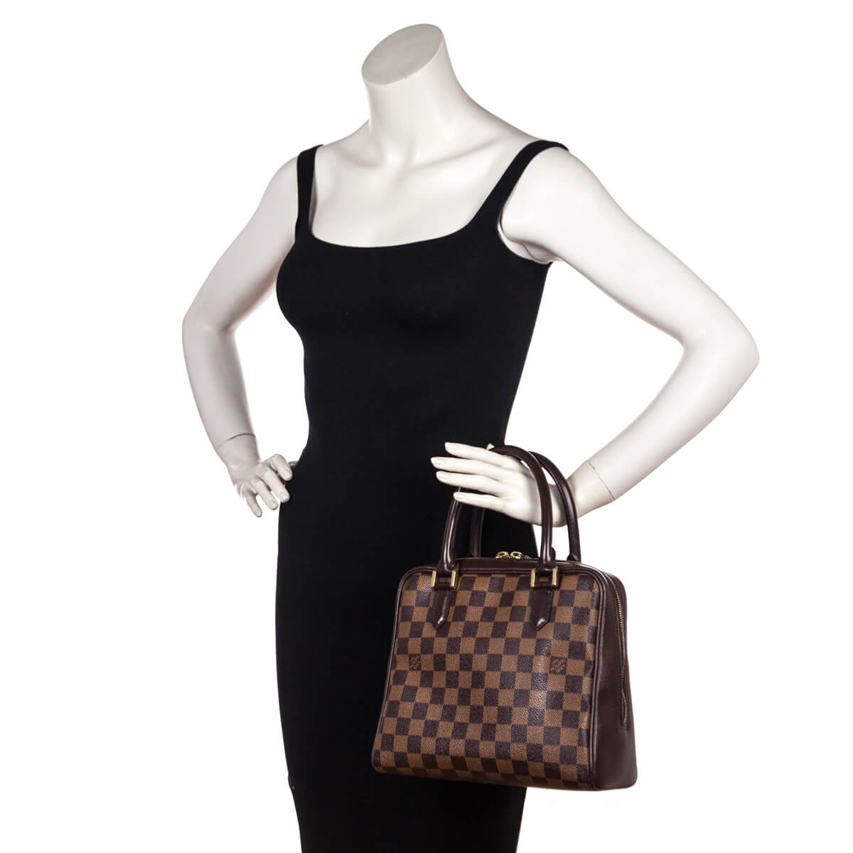 Louis Vuitton Damier Ebene Triana Bag - Love that Bag etc - Preowned Authentic Designer Handbags & Preloved Fashions