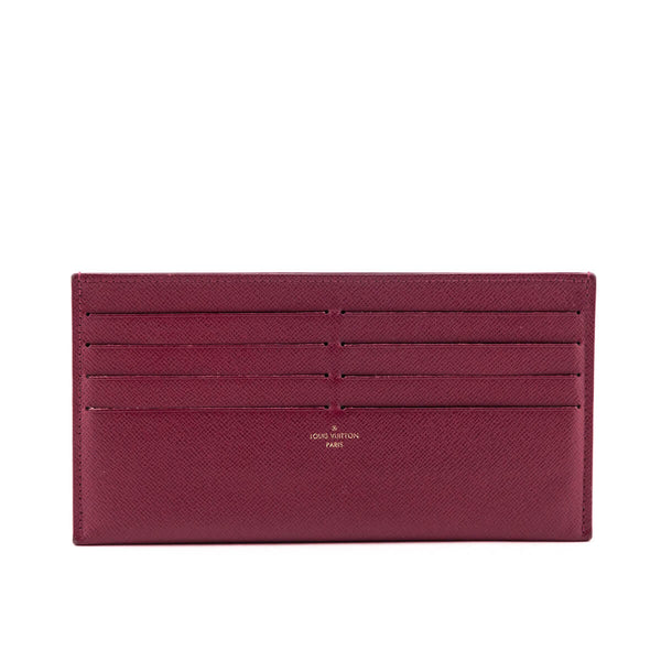 Louis Vuitton Pochette Felicie Card Holder Insert Red for Women
