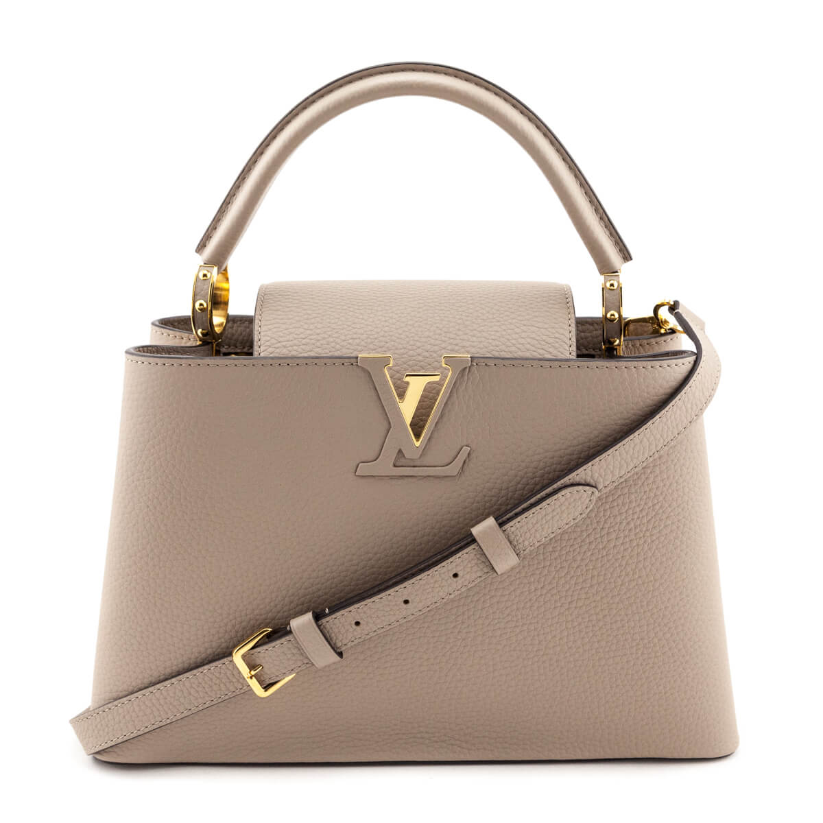 Louis Vuitton Galet Taurillon Capucines PM - Love that Bag etc - Preowned Authentic Designer Handbags & Preloved Fashions
