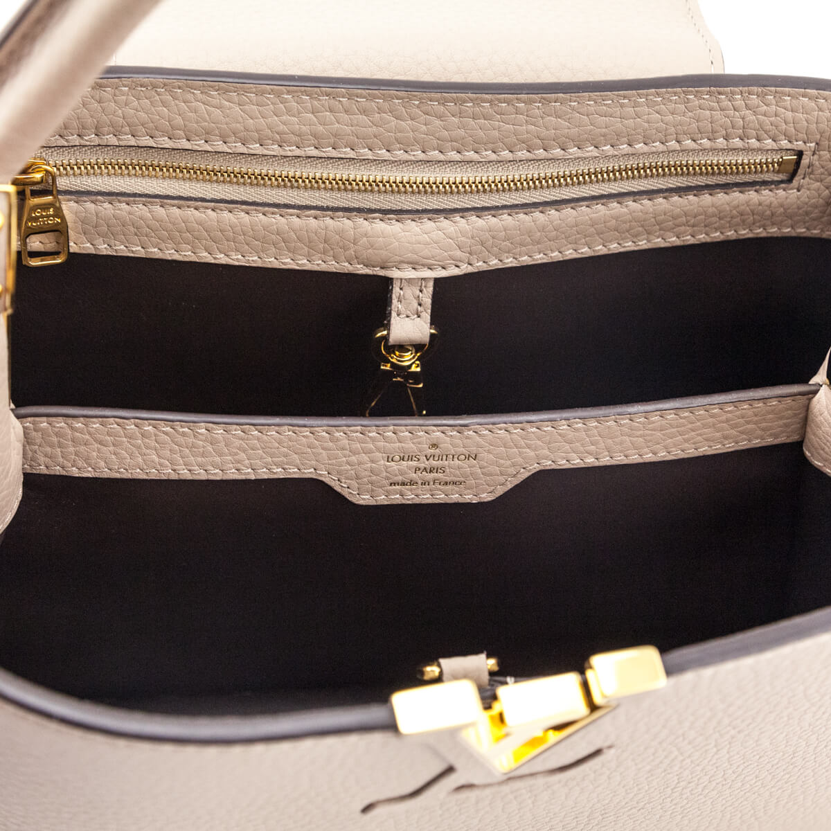 Louis Vuitton Galet Taurillon Capucines PM - Love that Bag etc - Preowned Authentic Designer Handbags & Preloved Fashions