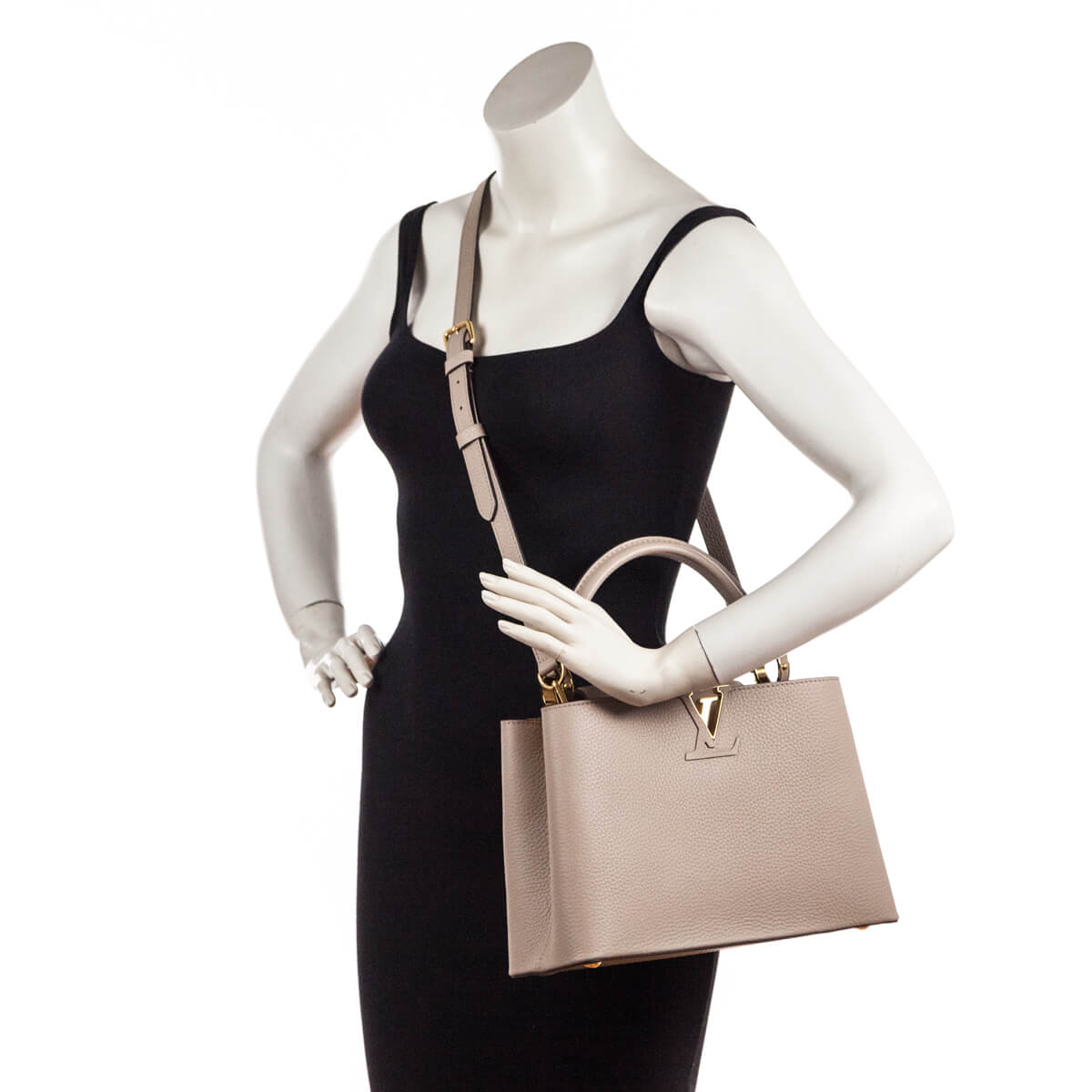 Louis Vuitton Galet Taurillon Capucines PM - Love that Bag etc - Preowned Authentic Designer Handbags & Preloved Fashions