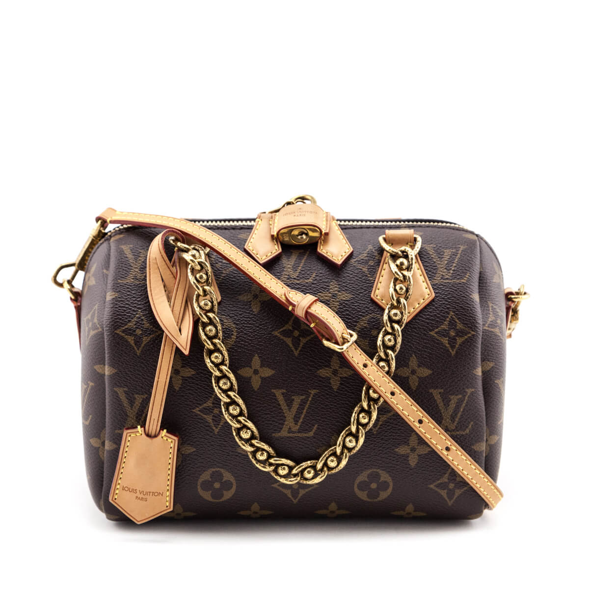 Louis Vuitton Monogram Chain Speedy 20 - Love that Bag etc - Preowned Authentic Designer Handbags & Preloved Fashions