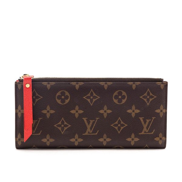 Louis Vuitton Adele Long Wallet Brown Cloth ref.959075 - Joli Closet