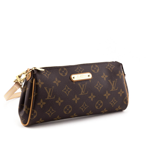 100% Original Louis Vuitton EVA clutch Monogram Preloved Designer