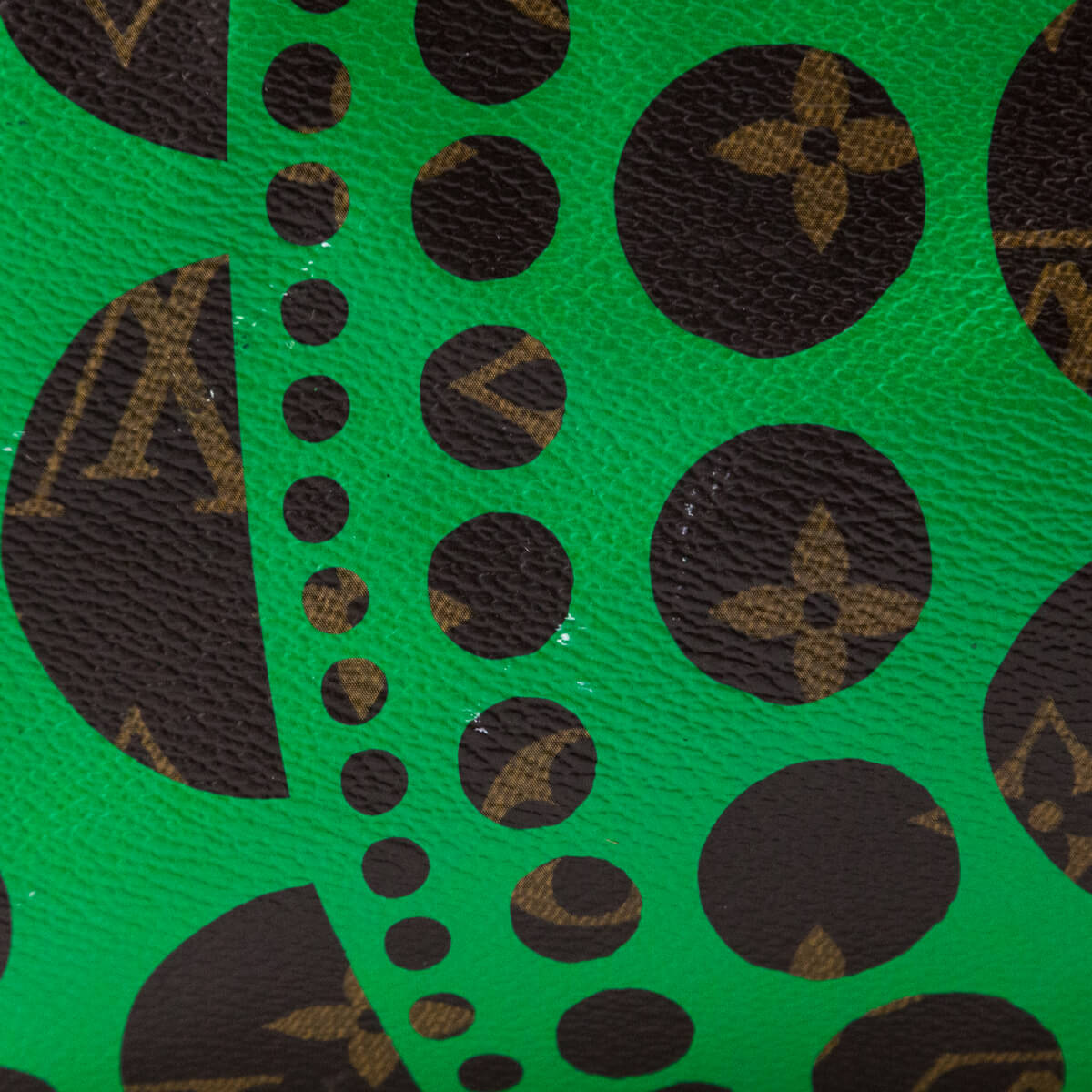 Louis Vuitton Monogram Green Kusama Pumpkin Dots Keepall Bandouliere 55 - Love that Bag etc - Preowned Authentic Designer Handbags & Preloved Fashions