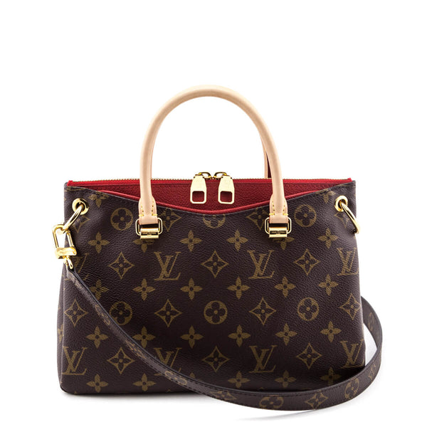 Louis Vuitton Monogram Canvas/Rose Litchi Leather Pallas BB