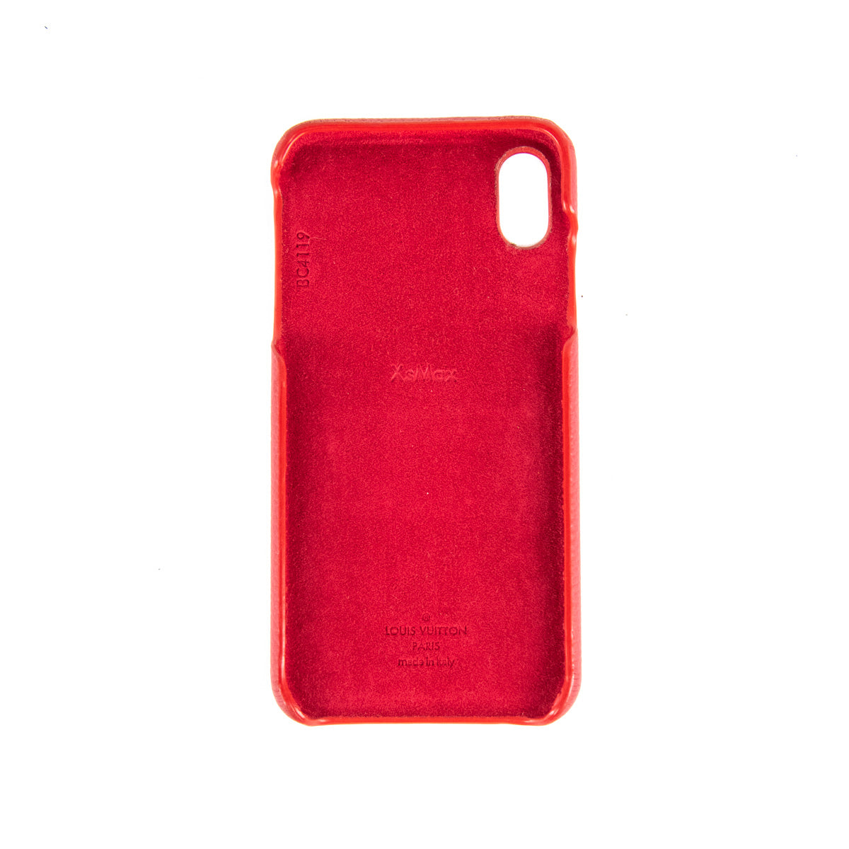 Louis Vuitton Scarlet Calfskin & Monogram Bumper Pallas iPhone X/XS Case - Love that Bag etc - Preowned Authentic Designer Handbags & Preloved Fashions