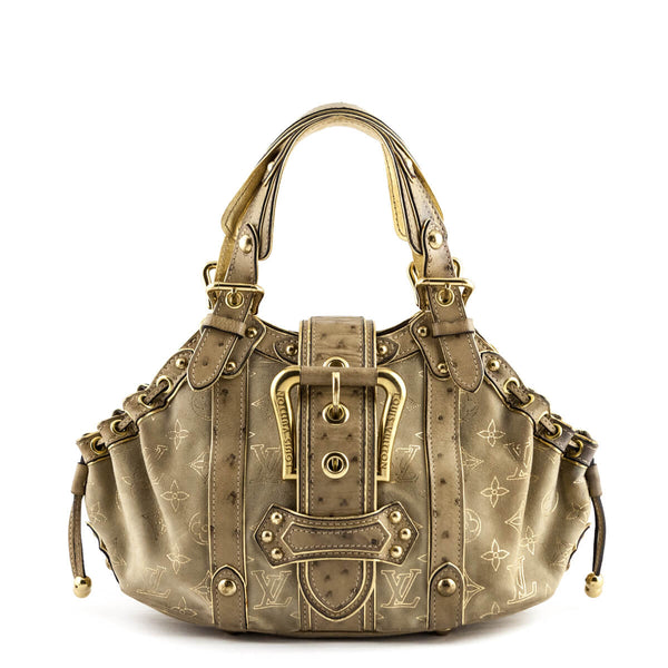 gold lv purse