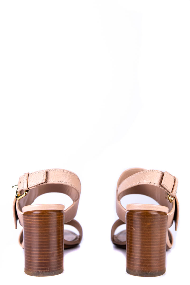 Louis Vuitton Beige Leather Horizon Sandals Size 9 | EU 39 - Love that Bag etc - Preowned Authentic Designer Handbags & Preloved Fashions