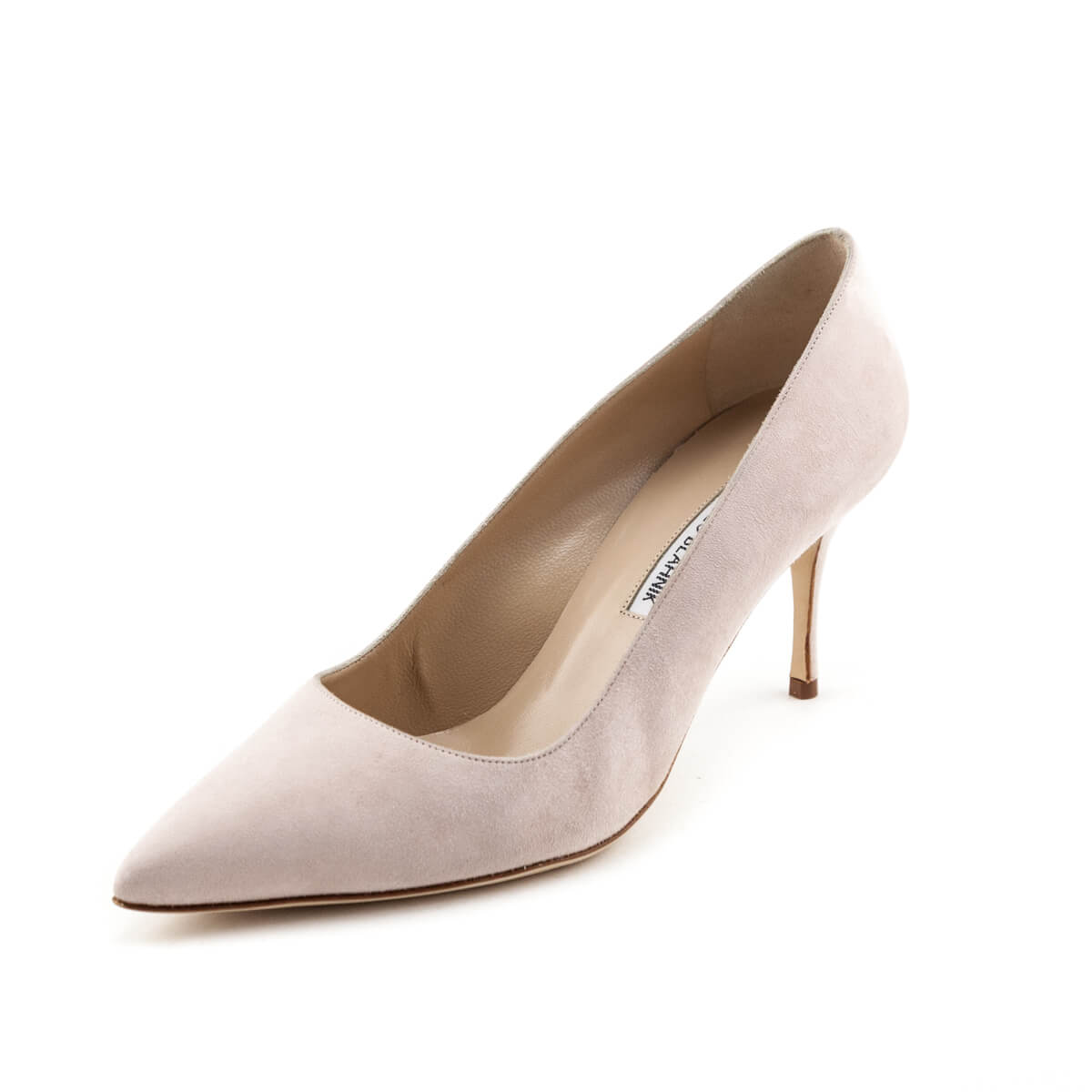 Manolo Blahnik Pink Suede Pumps Preowned Manolo Blahnik Pumps