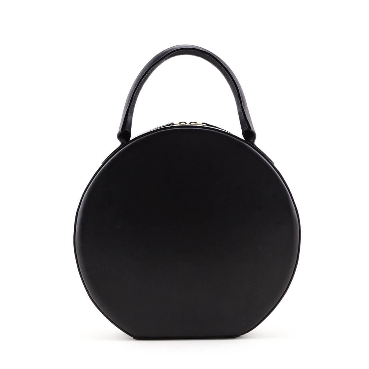 Mansur Gavriel Black Vegetable-Tanned Leather Large Circle Bag - Love that Bag etc - Preowned Authentic Designer Handbags & Preloved Fashions