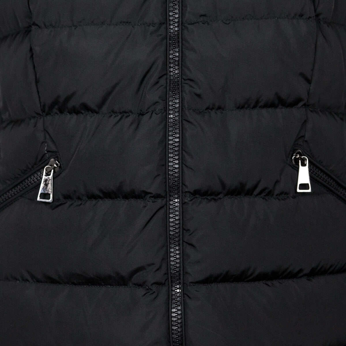 Moncler Black Nylon Flammette Down Coat Size M | 2 - Love that Bag etc - Preowned Authentic Designer Handbags & Preloved Fashions