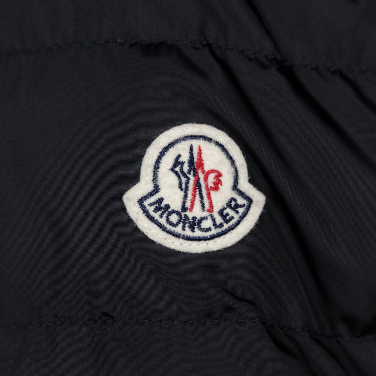 Moncler Black Nylon Flammette Down Coat Size M | 2 - Love that Bag etc - Preowned Authentic Designer Handbags & Preloved Fashions