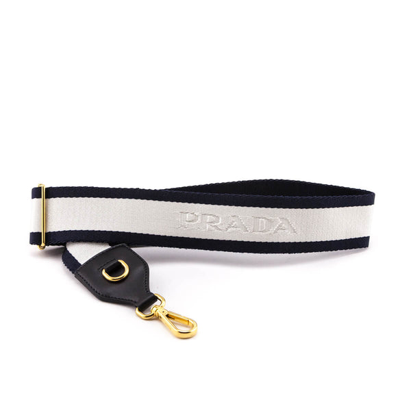 Prada adjustable fabric shoulder strap Clearance