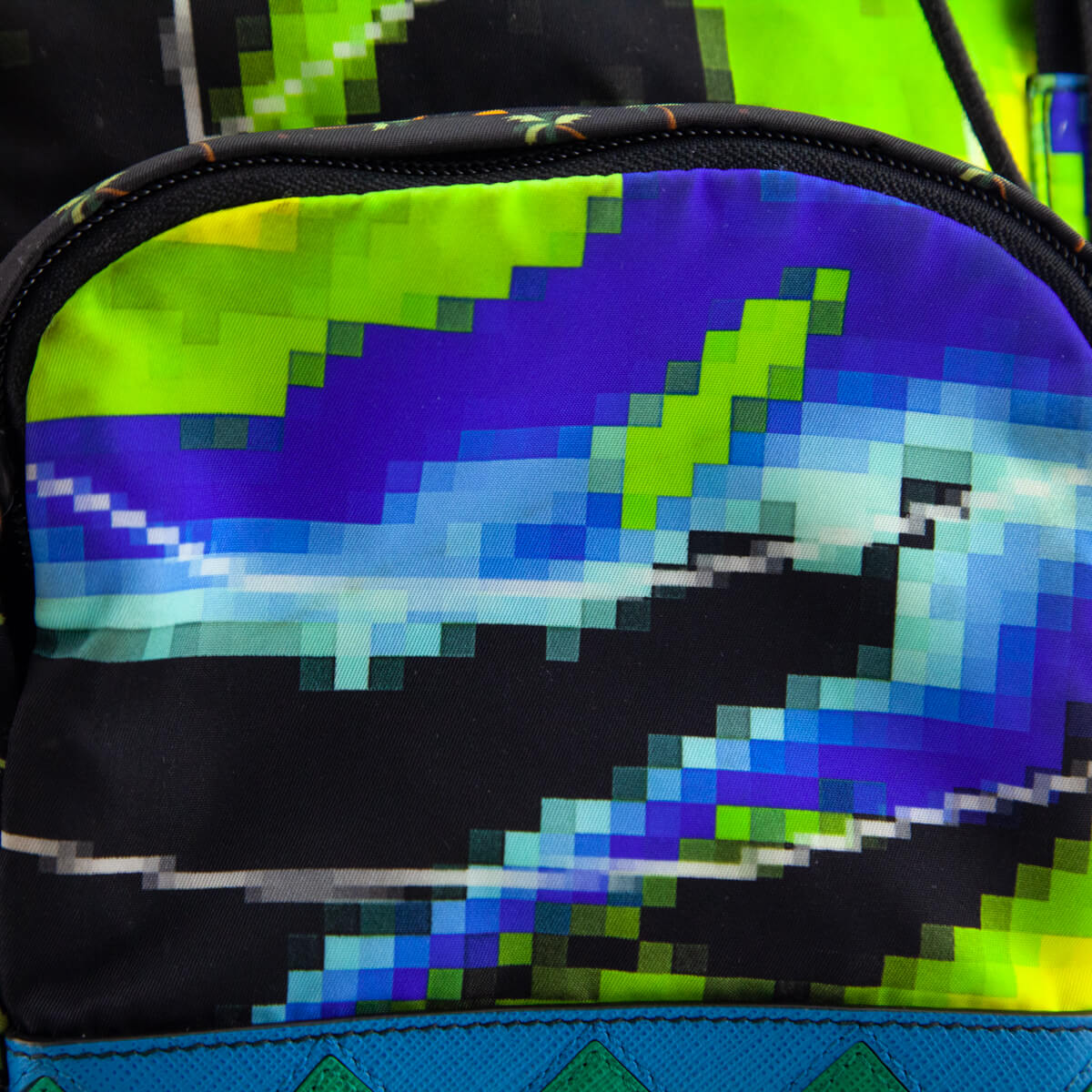 Prada Multicolor Printed Nylon Double Buckle Backpack - Love that Bag etc - Preowned Authentic Designer Handbags & Preloved Fashions