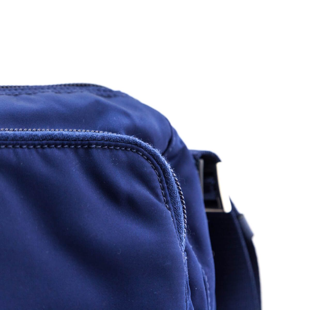 Prada Royal Nylon Medium Vela Messenger Shoulder Bag - Love that Bag etc - Preowned Authentic Designer Handbags & Preloved Fashions