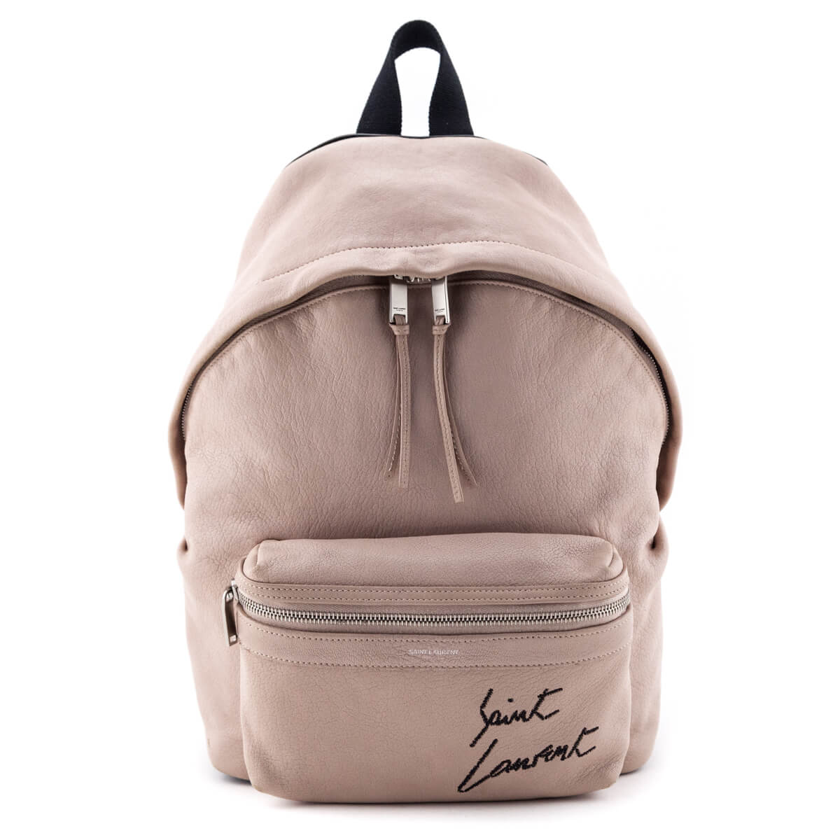 Saint Laurent Pink Lambskin Signature Mini City Backpack - Shop