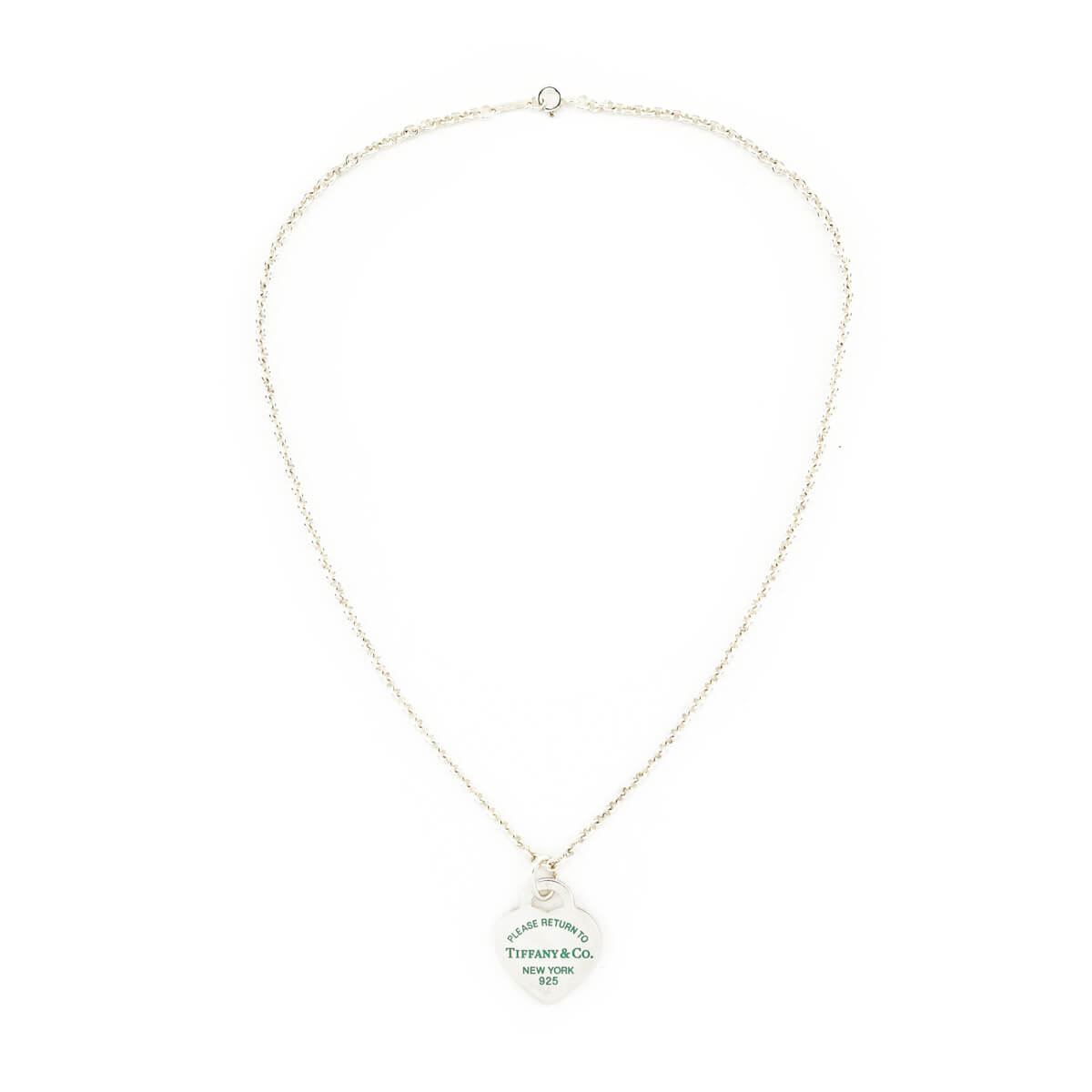 Tiffany necklace new arrivals turned black