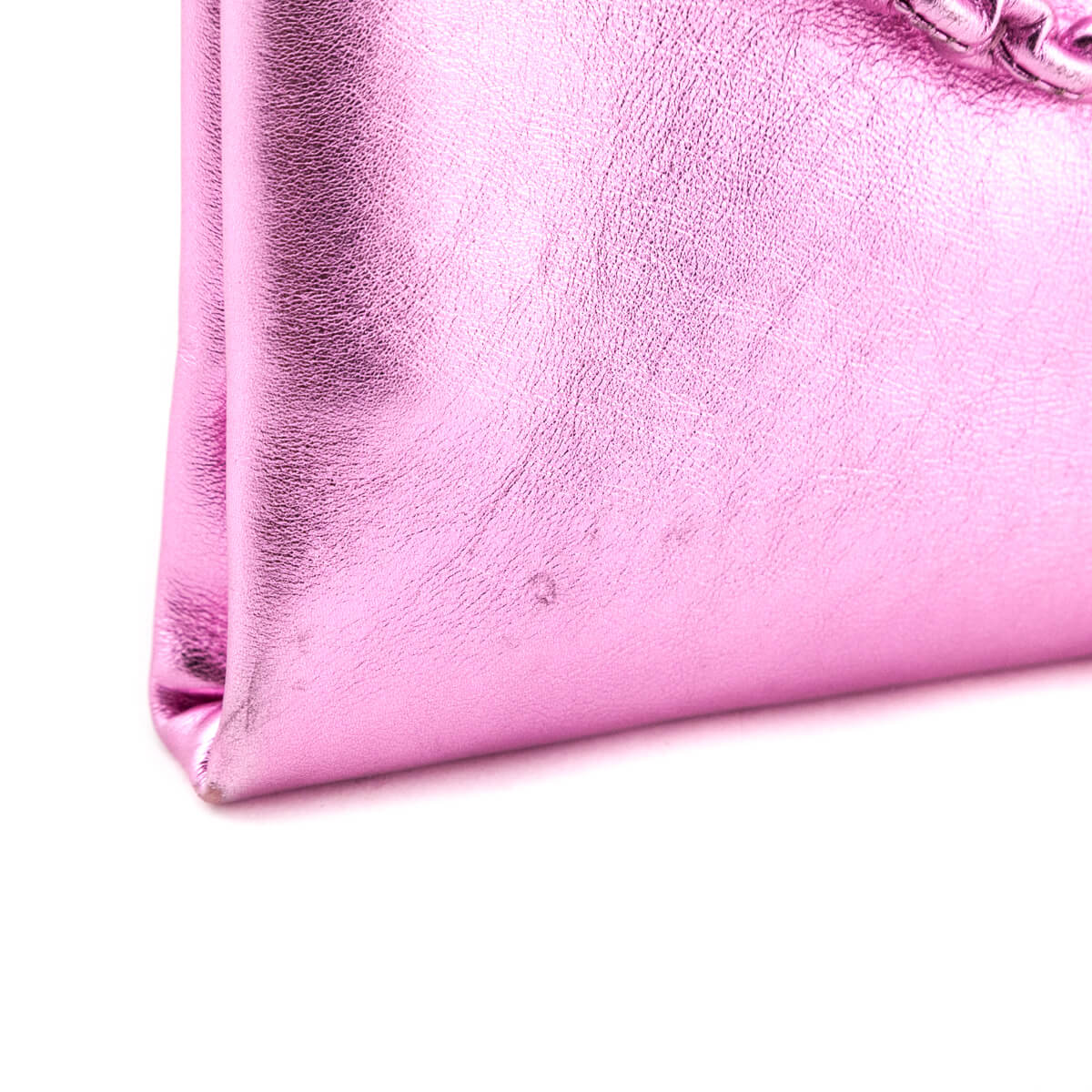 Tom Ford Metallic Pink Chain Convertible Clutch - Love that Bag etc - Preowned Authentic Designer Handbags & Preloved Fashions