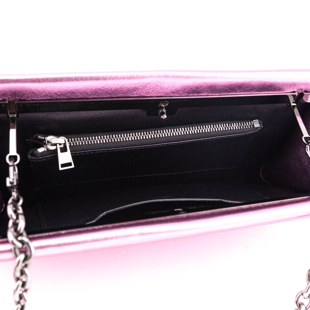 Tom Ford Metallic Pink Chain Convertible Clutch - Love that Bag etc - Preowned Authentic Designer Handbags & Preloved Fashions