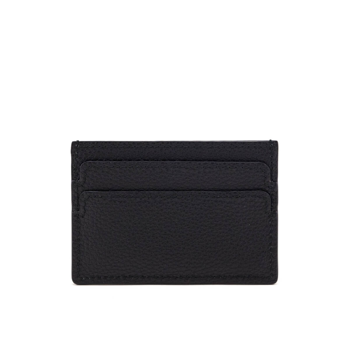 Alexander McQueen Black Grainy Calfskin Card Holder - Love that Bag etc - Preowned Authentic Designer Handbags & Preloved Fashions