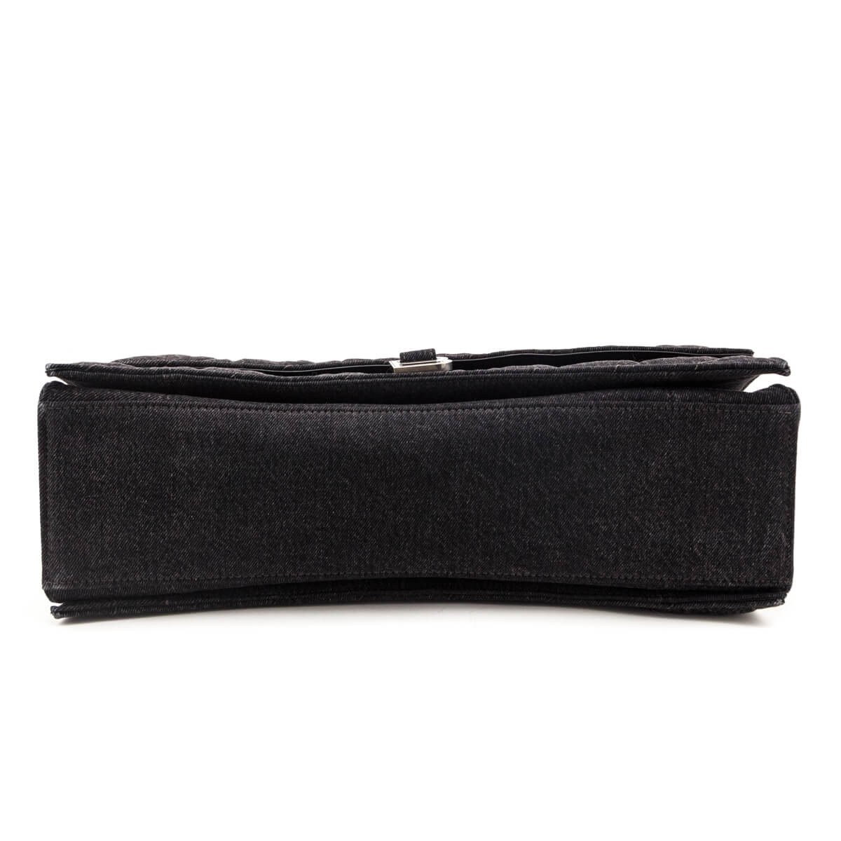 Balenciaga Black Washed Denim Quilted Large Crush Chain Bag - Love that Bag etc - Preowned Authentic Designer Handbags & Preloved Fashions