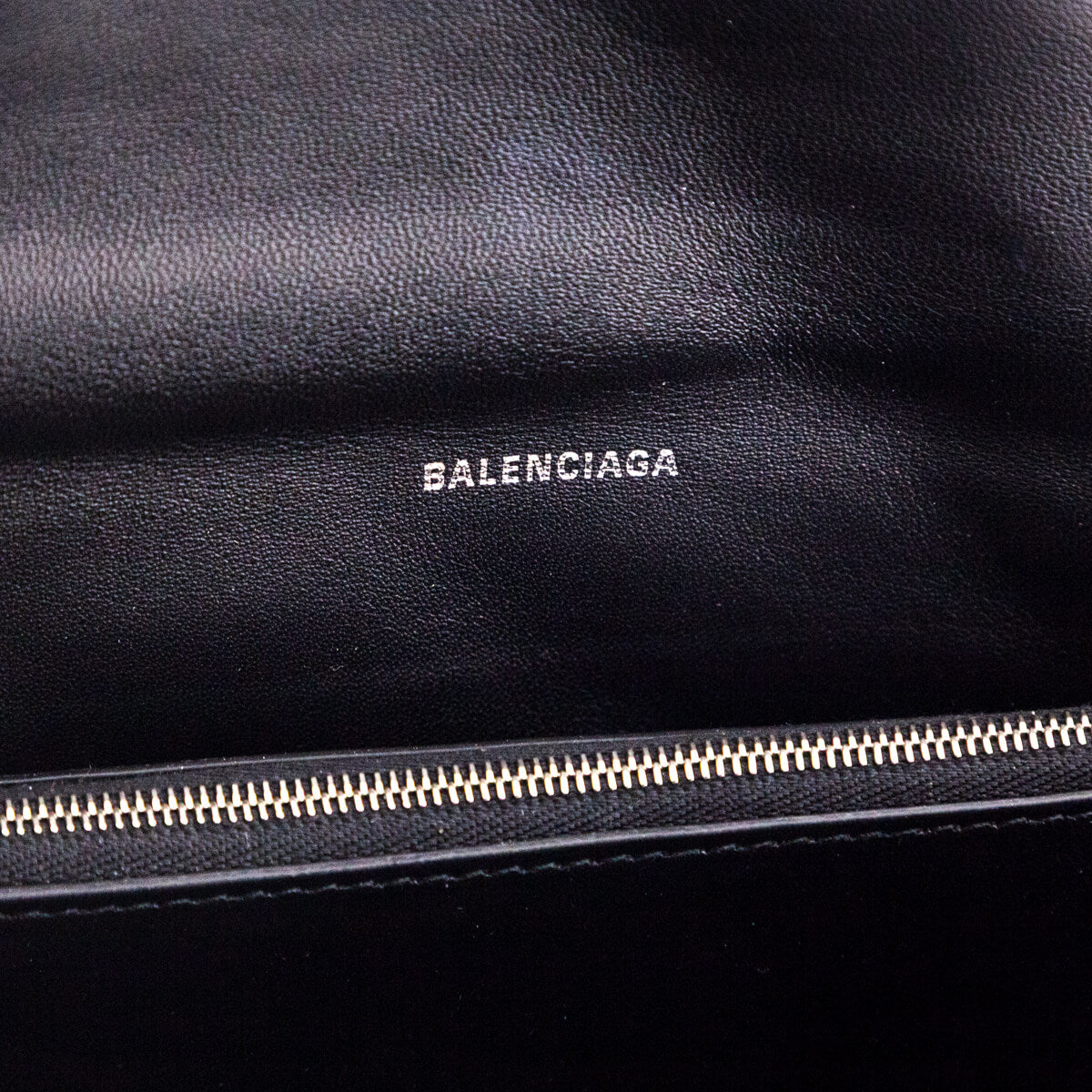Balenciaga Black Washed Denim Quilted Large Crush Chain Bag - Love that Bag etc - Preowned Authentic Designer Handbags & Preloved Fashions